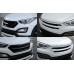 roadruns front radiator grill hyundai santa fe 2012-15